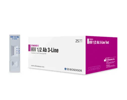 SD Biosensor STANDARD Q HIV 1-2 Ab 3-Line